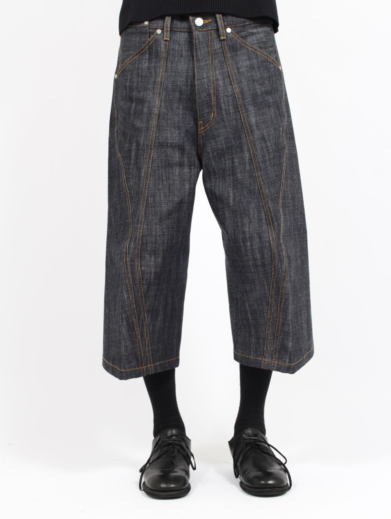 【26SS】 3D ツイステッド デニム ショーツ / 3D TWISTED JORTS / RAW INDIGO (ロー インディゴ)