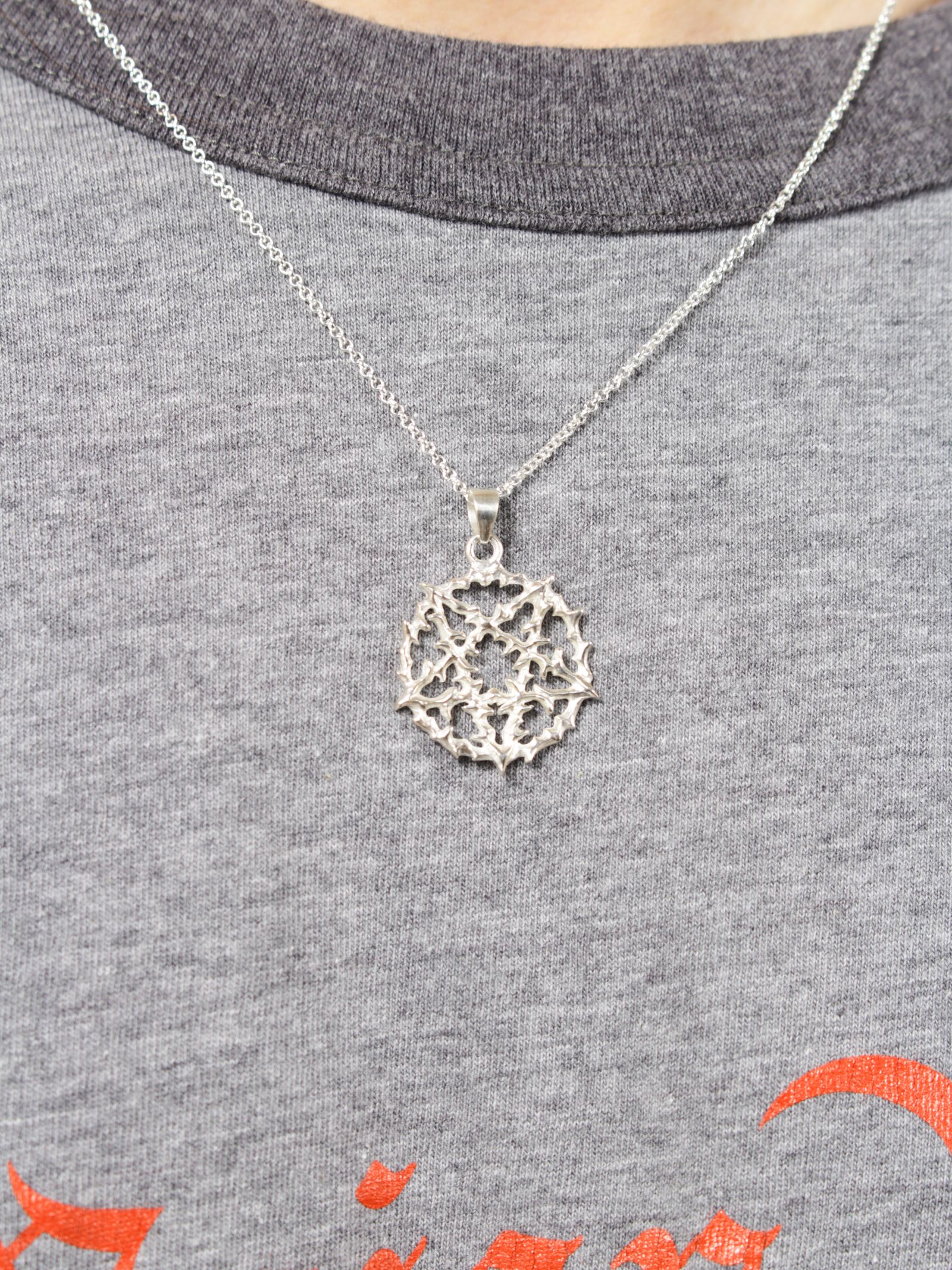 【26SS】シルバー チャーム ネックレス "ペンタグラム" / SILVER CHARM NECKLACE 'PENTAGRAM /