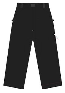 【26AW】ベーシックユニットパンツ /  SAN SAN X JIAN YE BASIC UNIT PANTS / ブラック