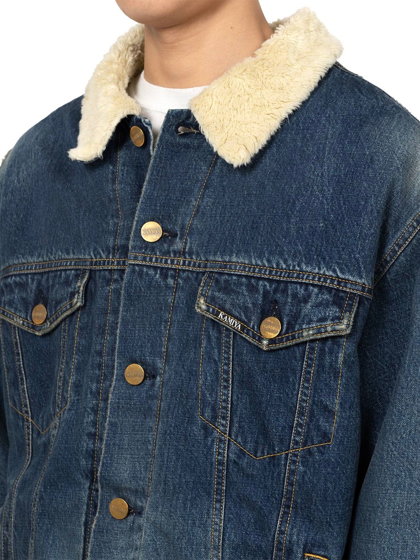 【25AW】ボア ライニング デニム ジャケット / BOA LINING DENIM JACKET / インディゴ