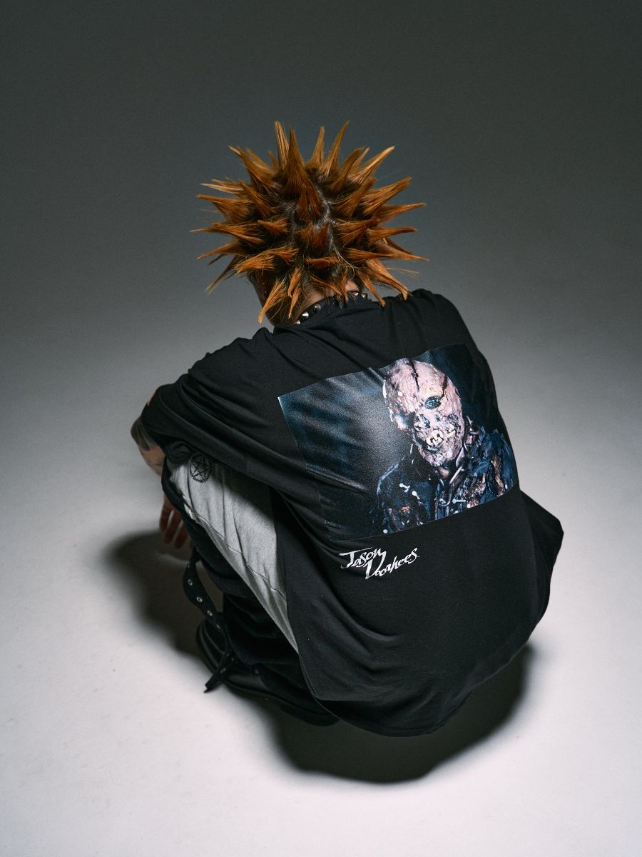 【13日の金曜日コラボ】ムービー シーン Tシャツ / x FRIDAY THE 13TH MOVIE SCENE T-SHIRT / ブラック