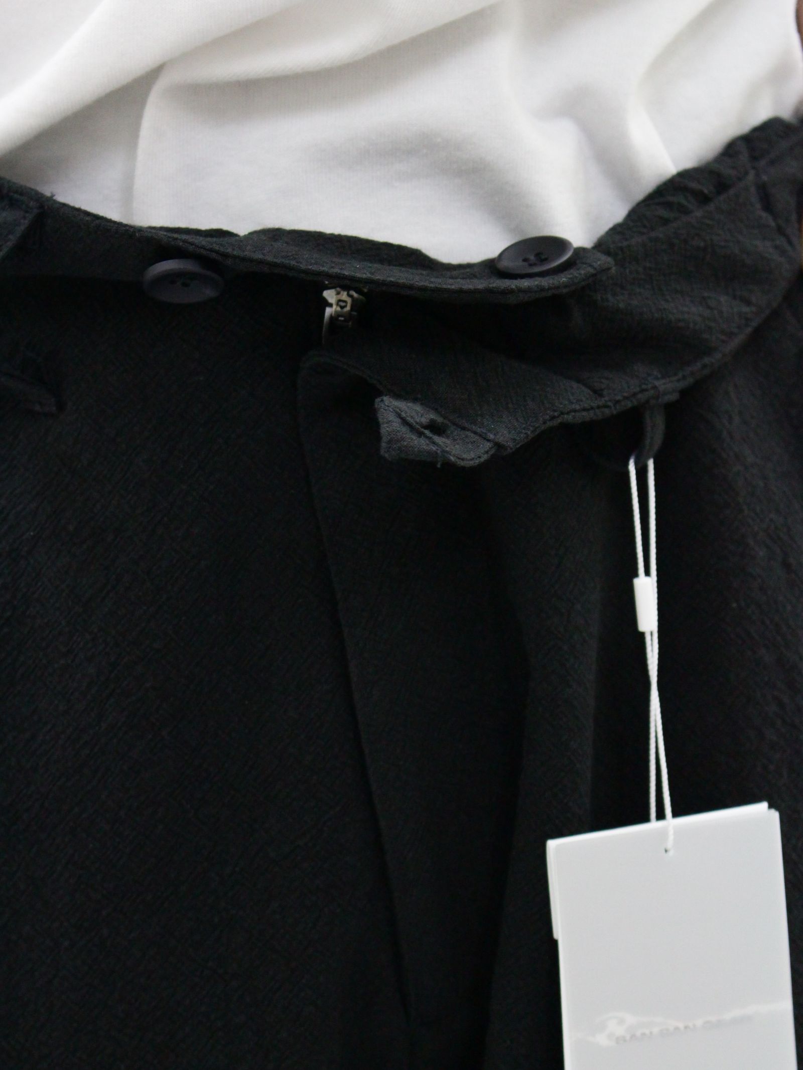 【26SS】ウェルド パッチド パンツ / WELD PATCHED PANTS / ブラック