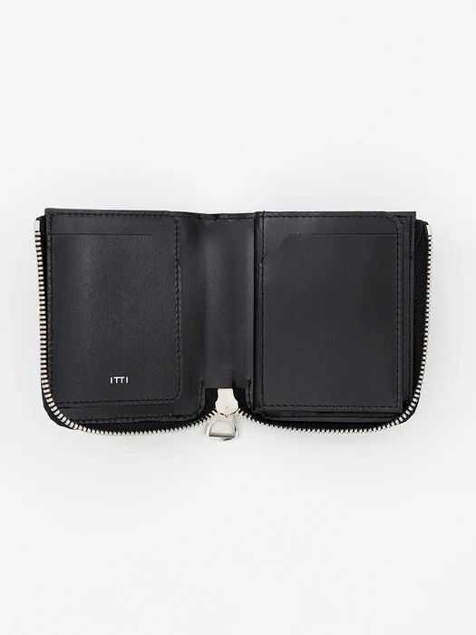 クリスティー ベリー コンパクト ウォレット / CRISTY VERY COMPACT WLT.5 / CROCO / ブラック