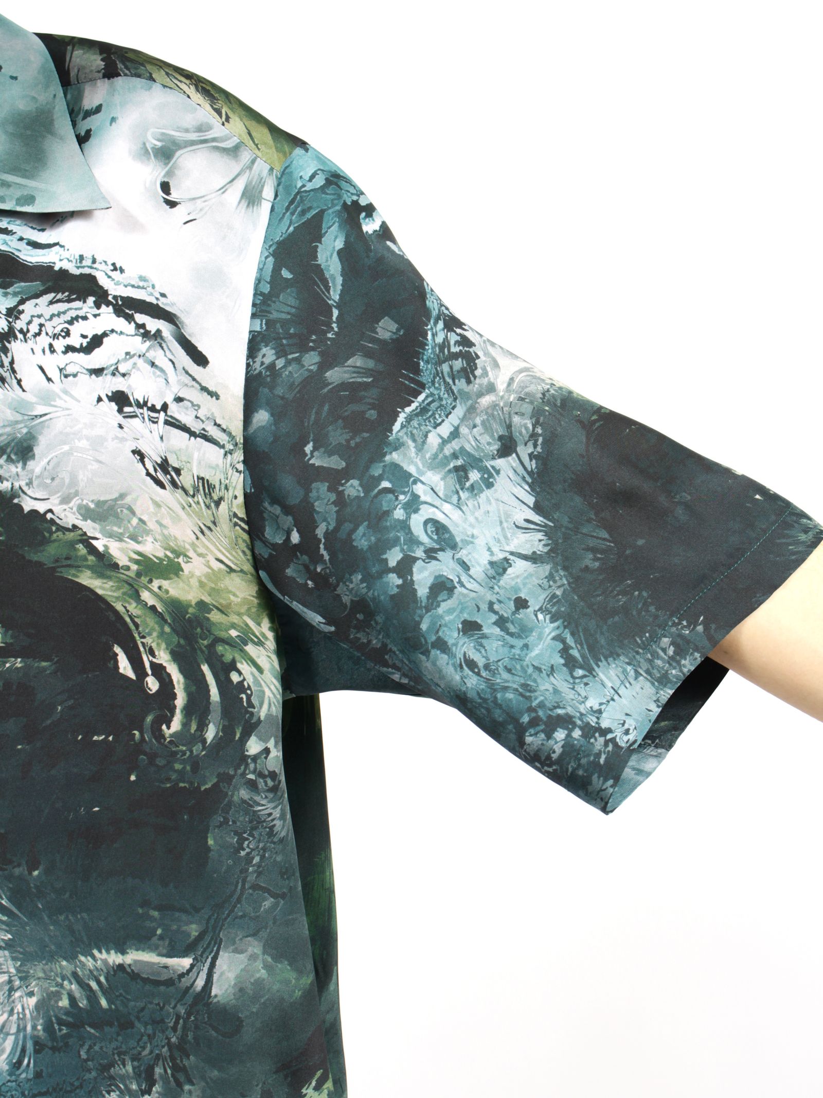 【26SS】シルク シャツ / SILK SHIRT / ブルー