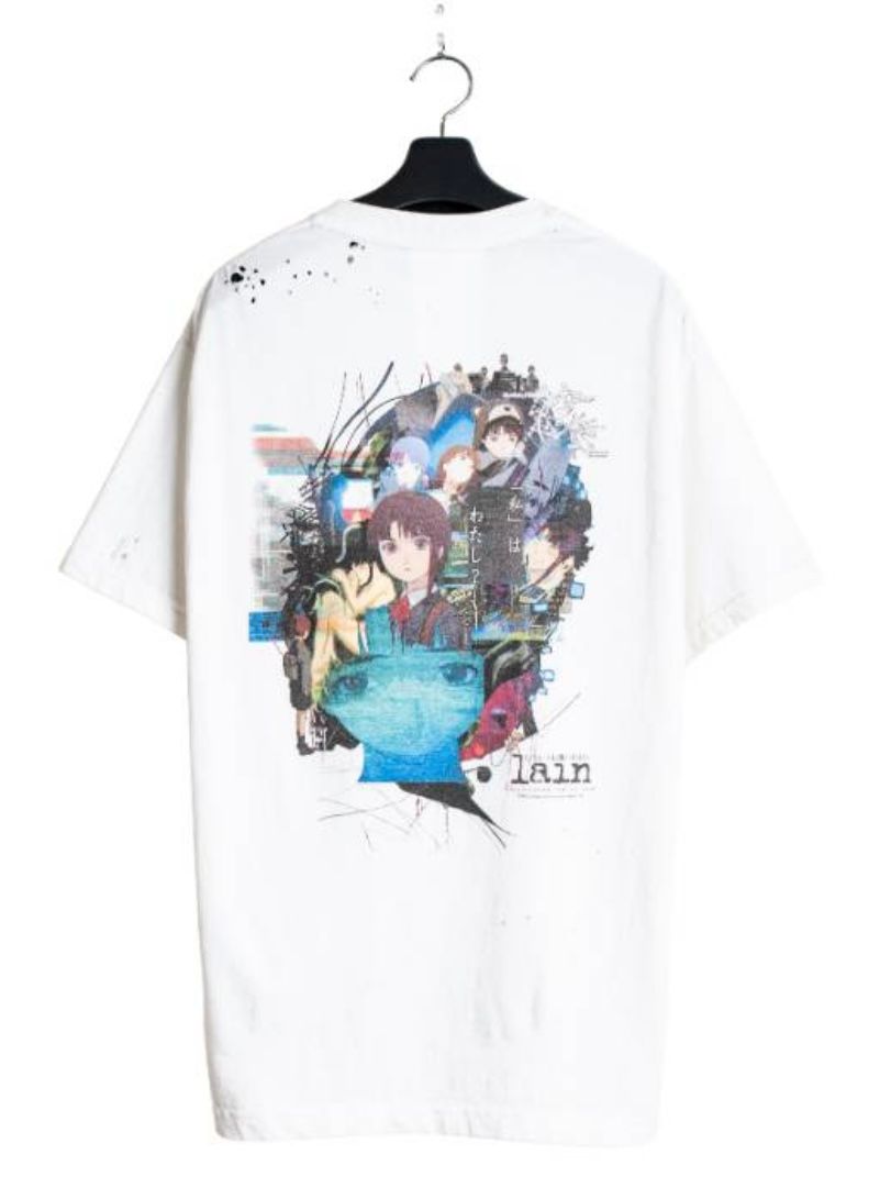 【26AW】セブ VS レイン ショート スリーブ Tシャツ バージョン キュータ / SEV VS LAIN S/SL TEE VER,Q-TA / ホワイト
