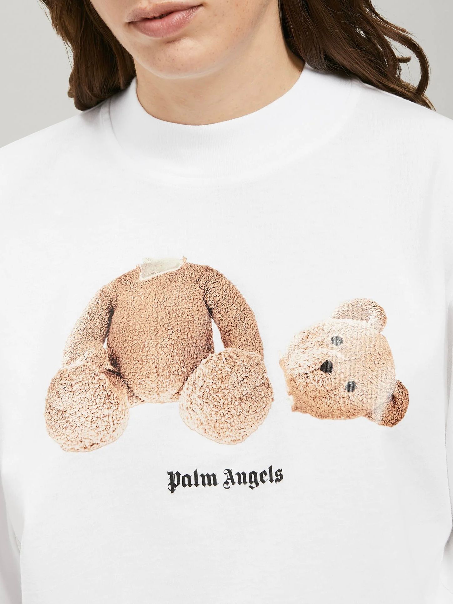 PALM ANGELS - 【23SS レディース】テディベア クロップド Tシャツ