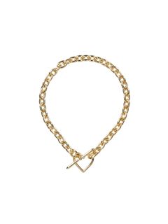 【25AW】ハート ネックレス / HEART NECKLACE (MEDIUM LINK) / ゴールド