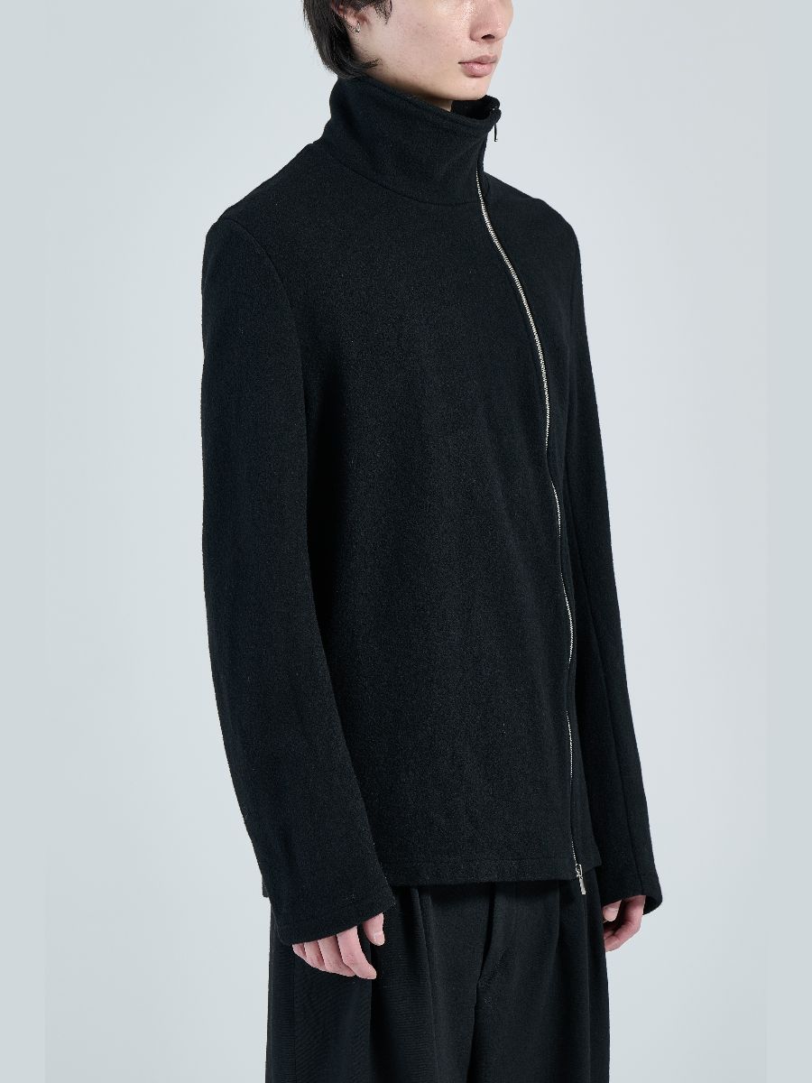 【26AW】 ヘンリー ニット 長袖 シャツ / HENRI KNIT / ブラック