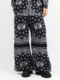 【26SS】バンダナ パンツ / BANDANA TROUSERS / ブラック