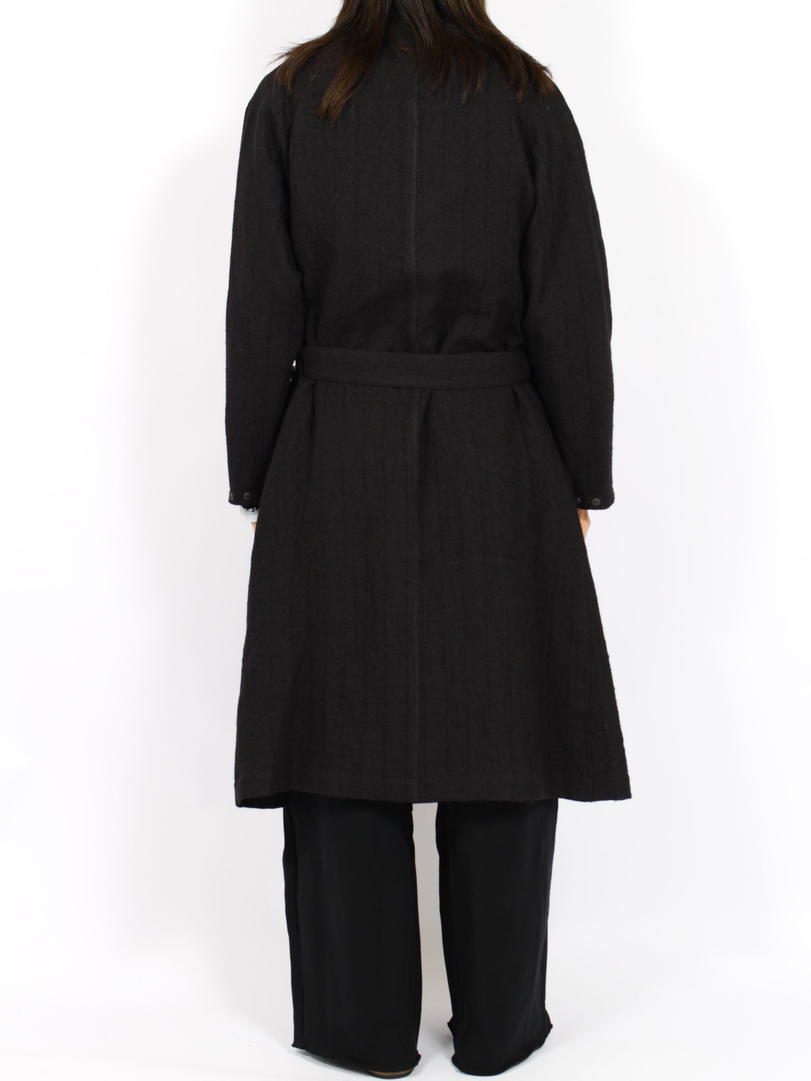 【26AW】トゥー ダブル ブレステッド コート / TOO DOUBLE-BREASTED / ブラック