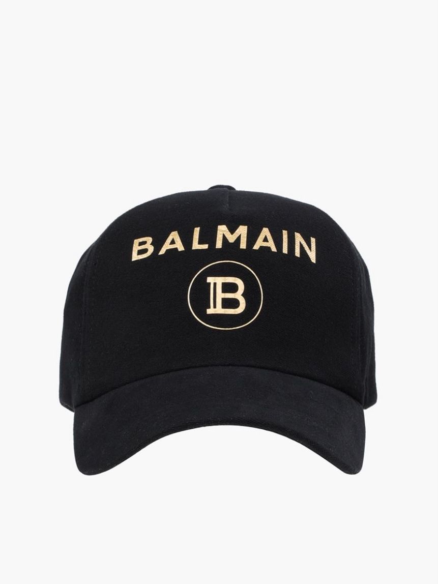 BALMAIN - Bロゴ ベースボールキャップ / BH1 ACC CAP B-LOGO COTTON 