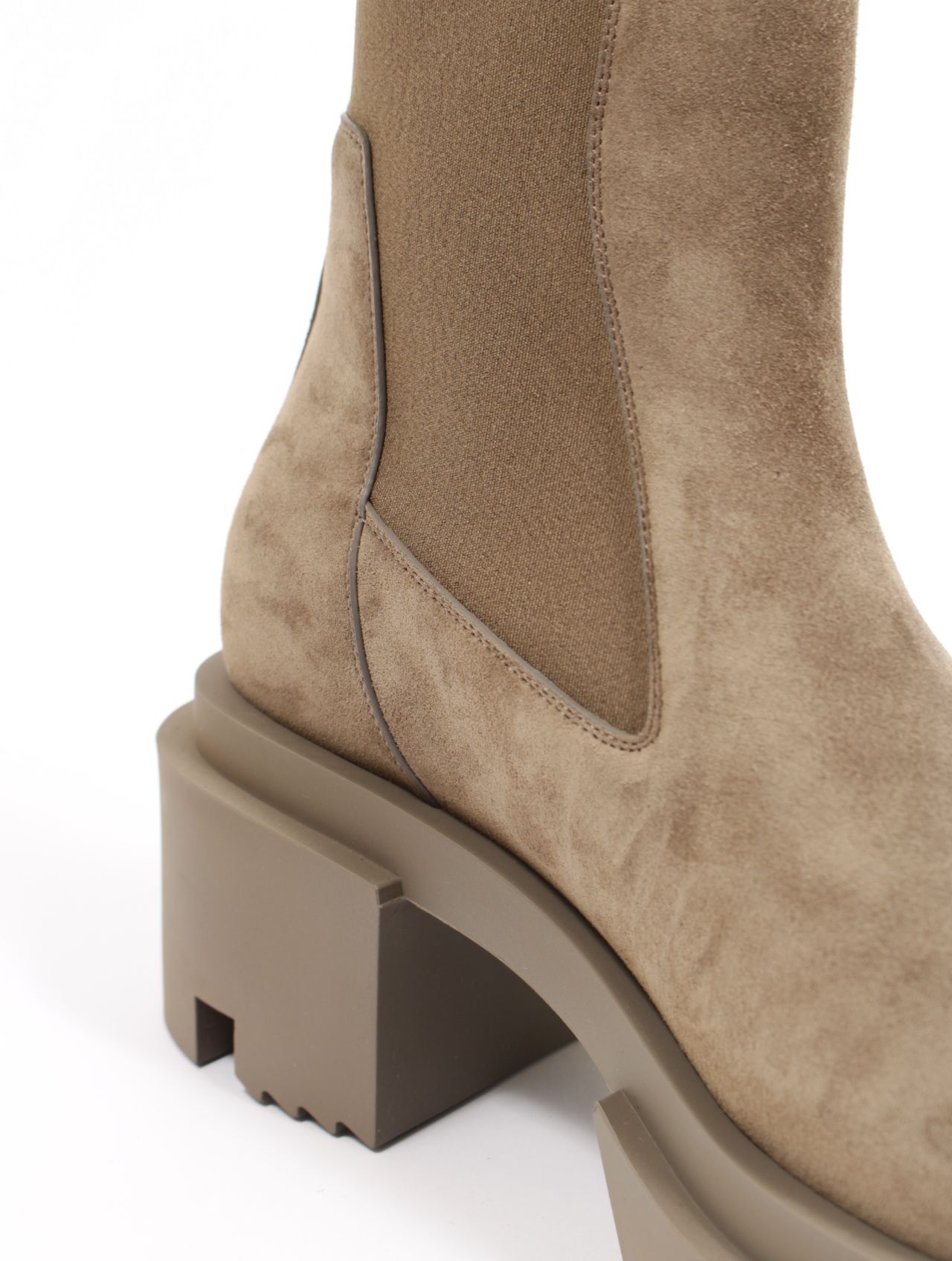 構築美【Rick Owens】ビートルズ スエード アンクルブーツ RICK OWENS - 【25AW】ビートル ボウガン スウェード サイドゴア