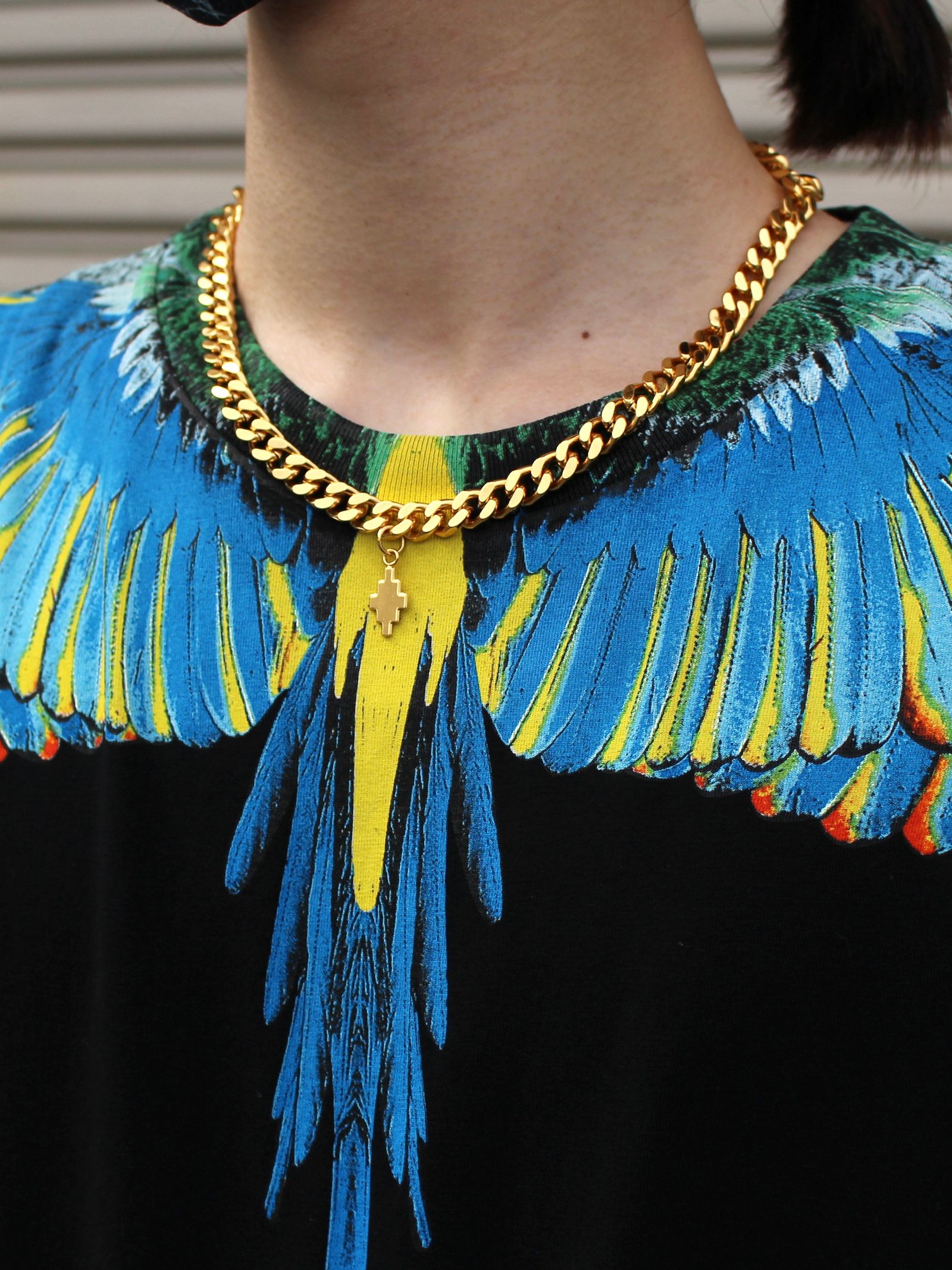 MARCELO BURLON,GalaabenDを使用したカジュアルストリートコーデ