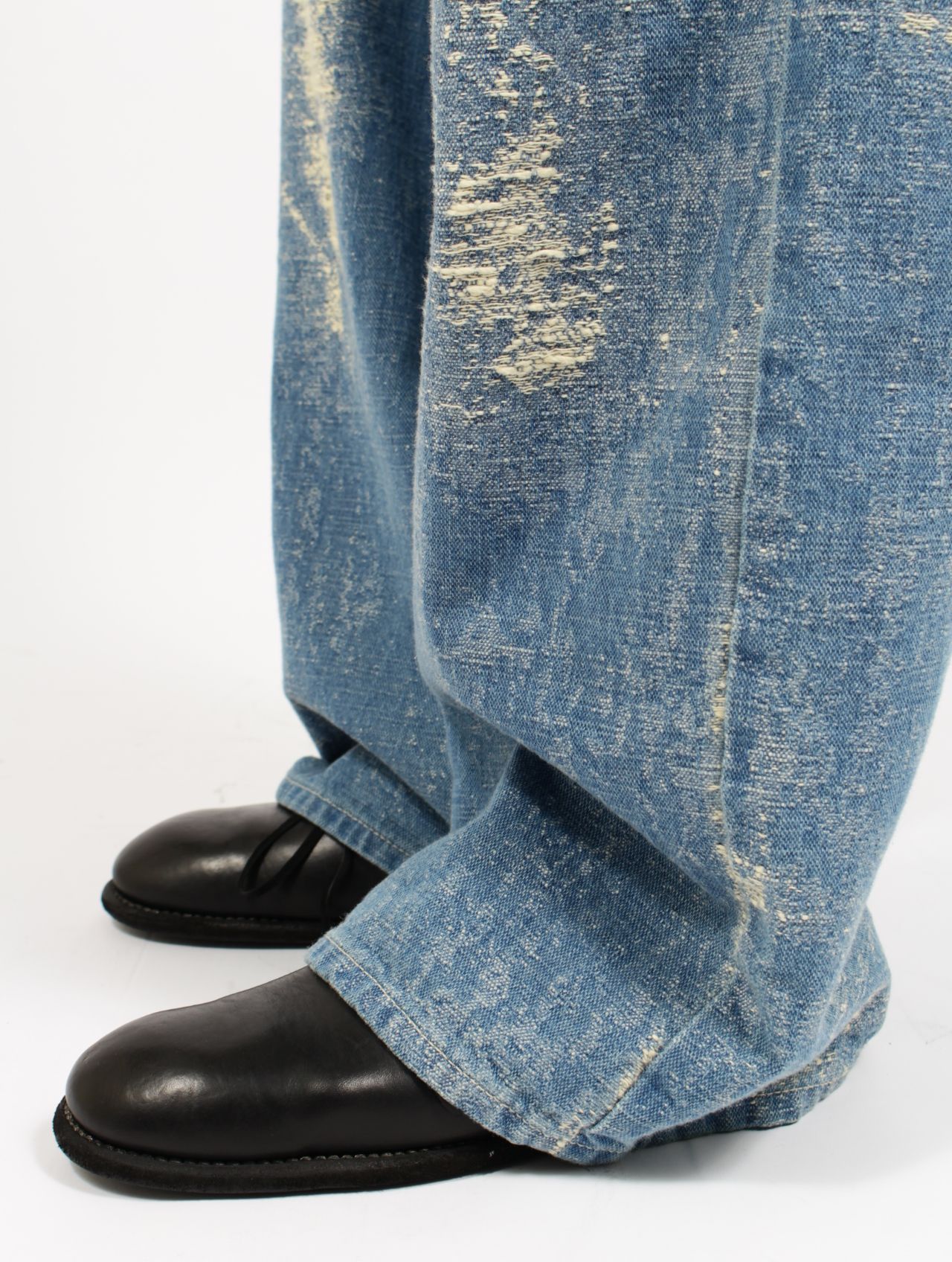 【26SS】ワイド デニム パンツ / WIDE DENIM / インディゴブリーチ