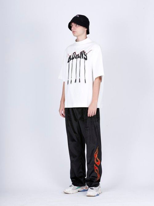ADANS フリンジ Tシャツ / ADANS BRAID TEE / ホワイト