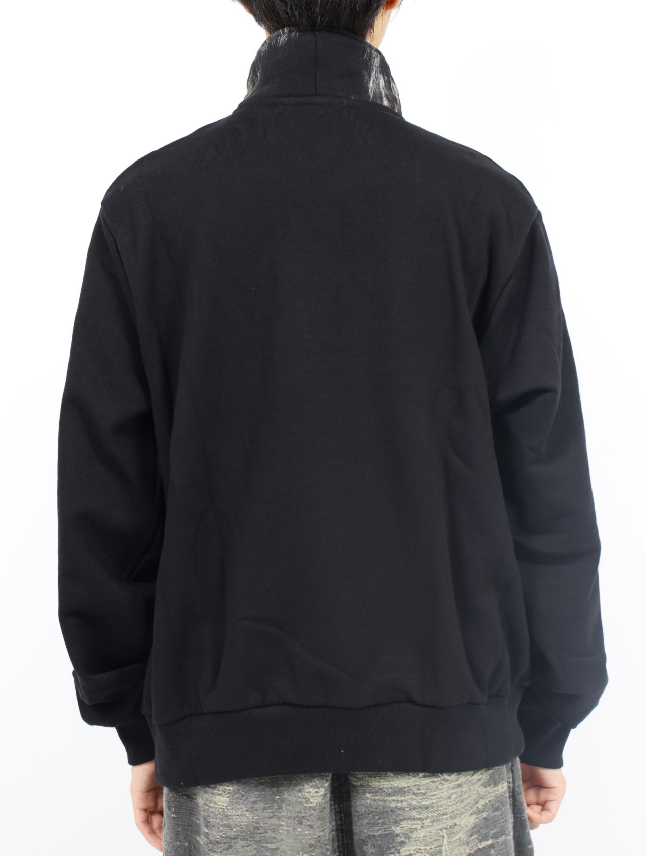 【25AW】フロッキー スウェット ハーフジップ シャツ / FLOCKY SWEATSHIRT / ブラック