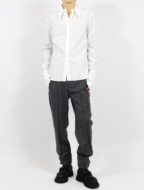 アンノ シャツ ロングスリーブ / ANNO SHIRT L/S / ホワイト