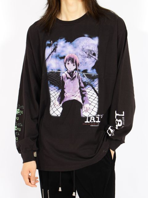 【26AW】セブ VS レインPT-07 ロングスリーブ Tシャツ 長袖 カットソー / SEV VS LAIN PT-07 L/SL TEE / ブラック
