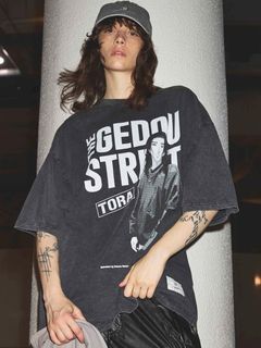 外道 ストリート 'トラ' Tシャツ / GEDOU STREET 'TORA' T-SHIRT / ブラック