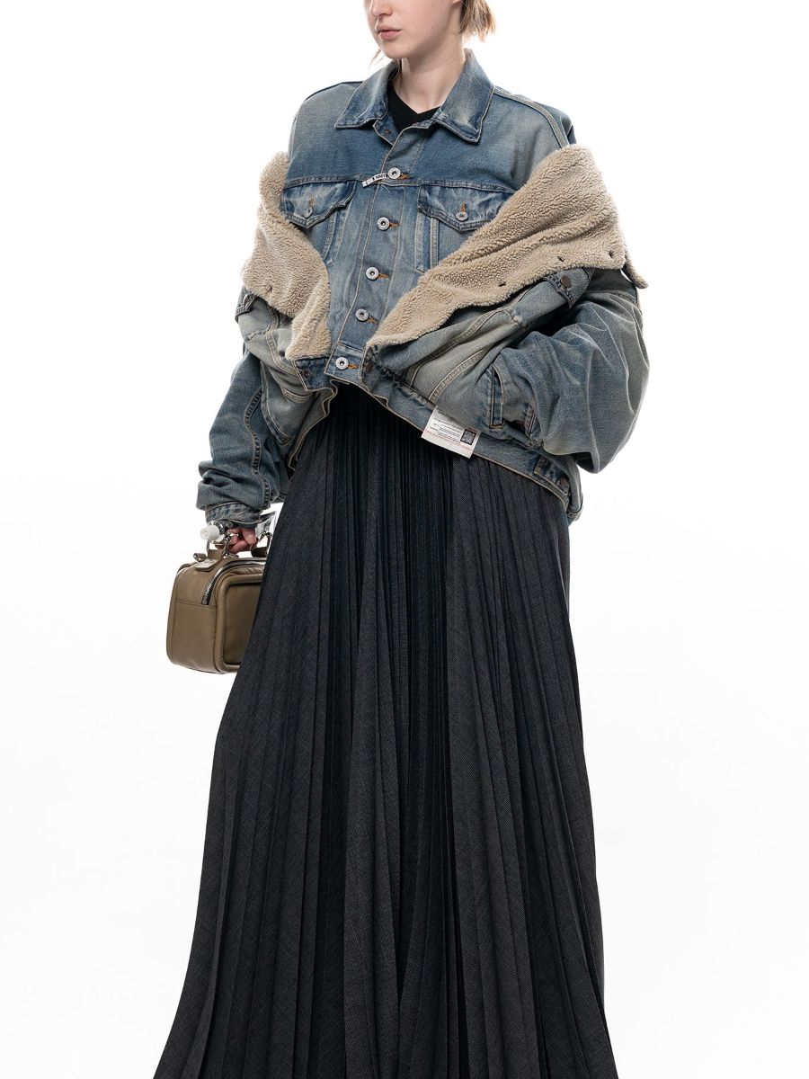 【26AW】 シフテッド レイヤード デニム ジャケット / SHIFTED LAYERED DENIM JACKET / インディゴ
