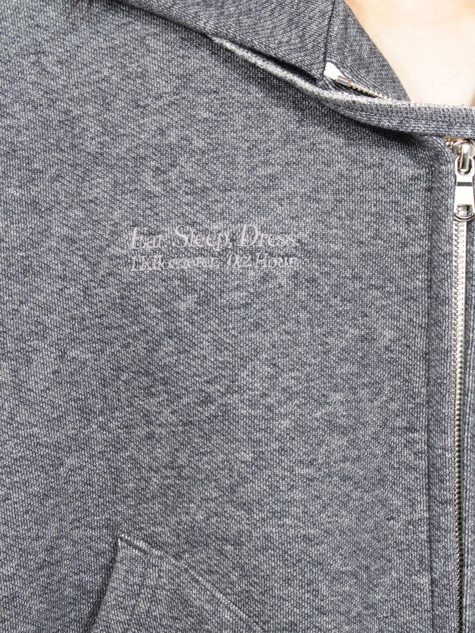 【定番】オーディナリー ホーム オールド スタイル ジップ フーディ / ORDINARY HOME OLD STYLE ZIP HOODIE / チャコール