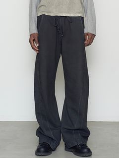 【26AW】 3D ツイステッド ラウンジ パンツ スウェット パンツ / 3D TWISTED LOUNGE PANTS / FADED BLACK(ブラック)