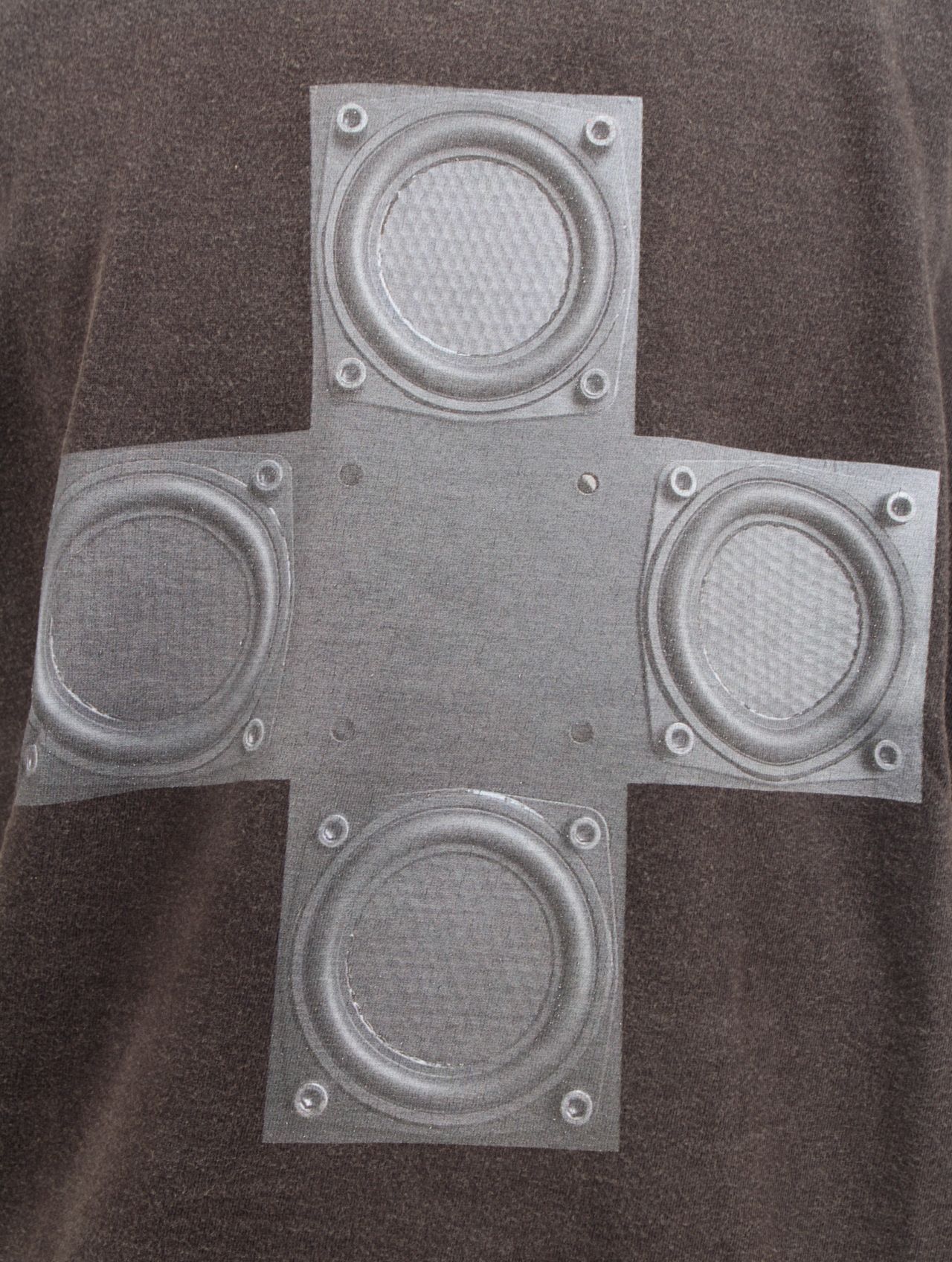 【25AW】スピーカー グラフィック Tシャツ 半袖 カットソー  / SPEAKER T-SHIRTS / ブラック