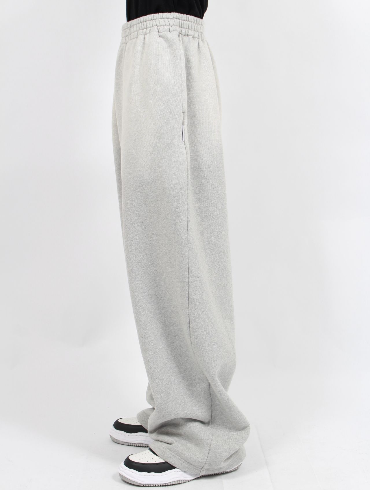 【25SS】フェード ラージ フィット グラデーション ワイド スウェット パンツ / FADE LARGE FIT SWEAT TROUSER / グレー