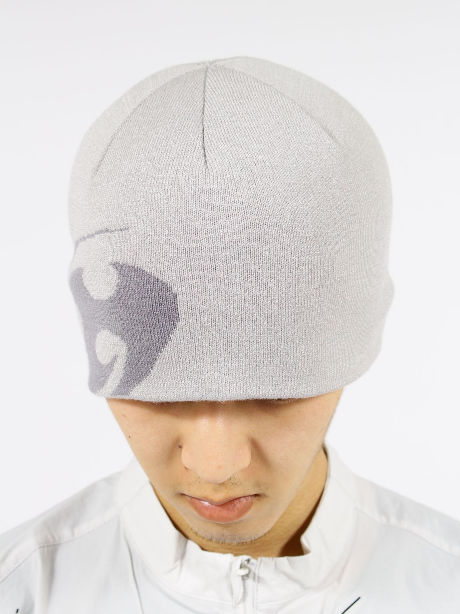【26SS】 LOGO BEANIE / ロゴビーニー / ライトグレー