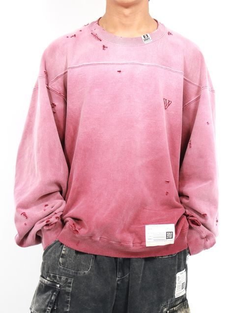 【25AW】 サン フェイディッド プルオーバー スウェット / SUN FADED PULLOVER / ボルドー