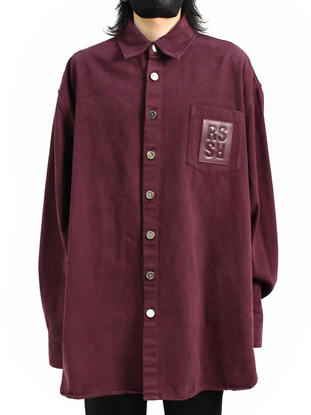 RAF SIMONS - 【22SS】ロゴパッチ ビッグ フィット シャツ / Big fit 
