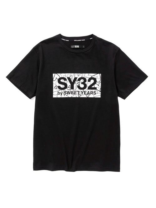 SY32 by SWEET YEARS - 【23SS】ハート ボックスロゴ Tシャツ / HEART