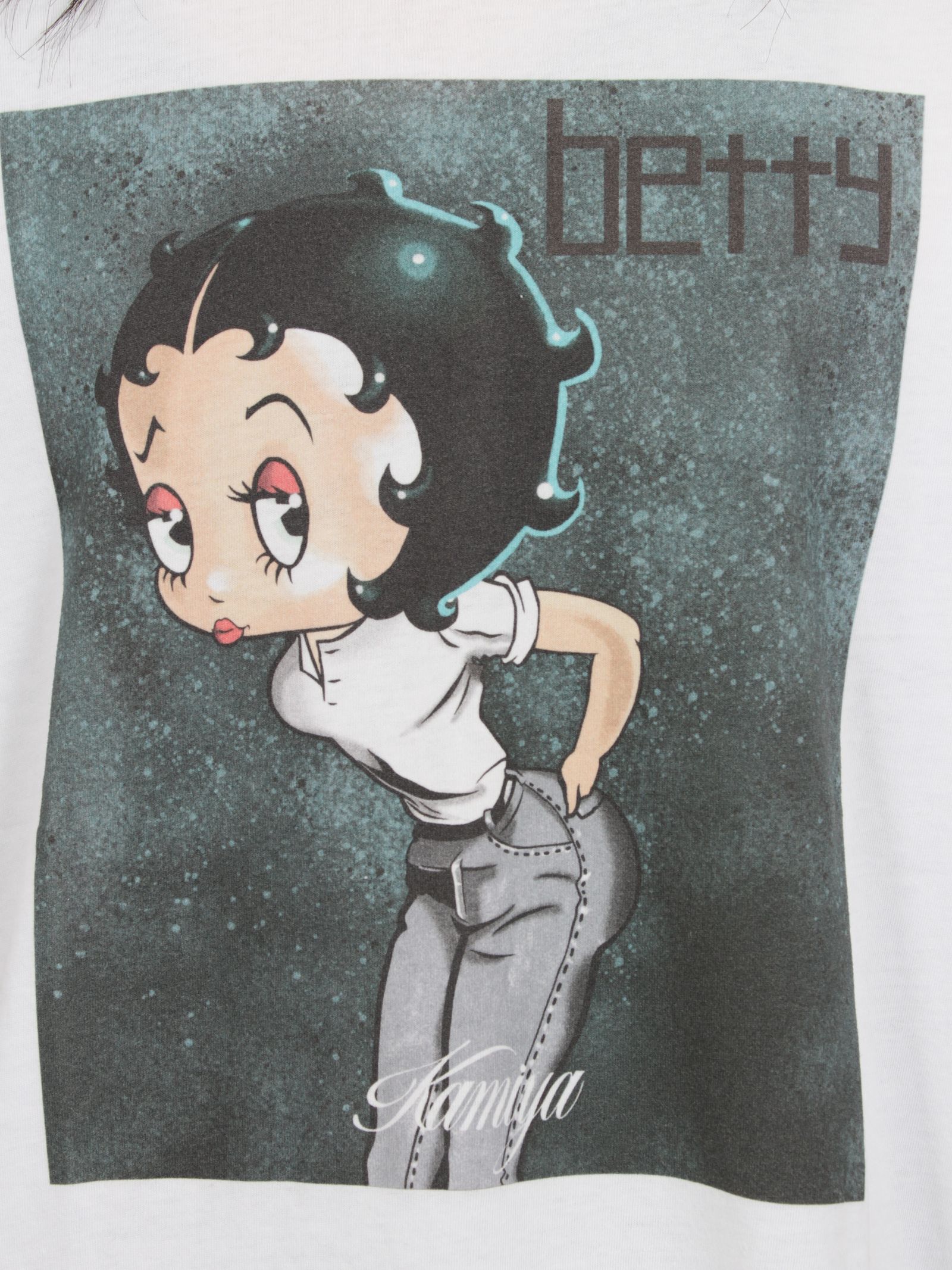 【26AW】 ベティ ブープ 半袖 Tシャツ / BETTY BOOP TEE  T/C / ホワイト
