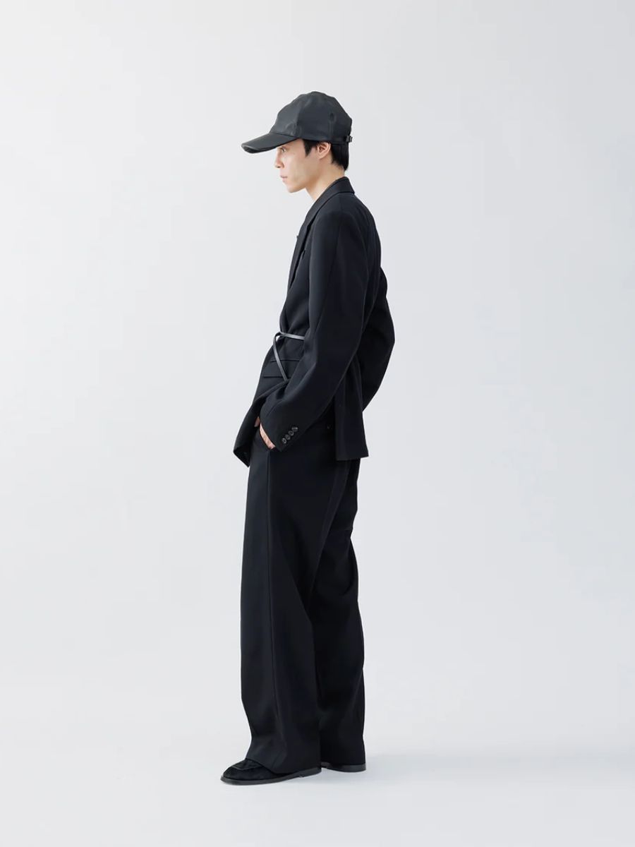 【26AW】 ヘビー ウール ラップ ジャケット / HEAVY WOOL WRAP JACKET .16 / ブラック