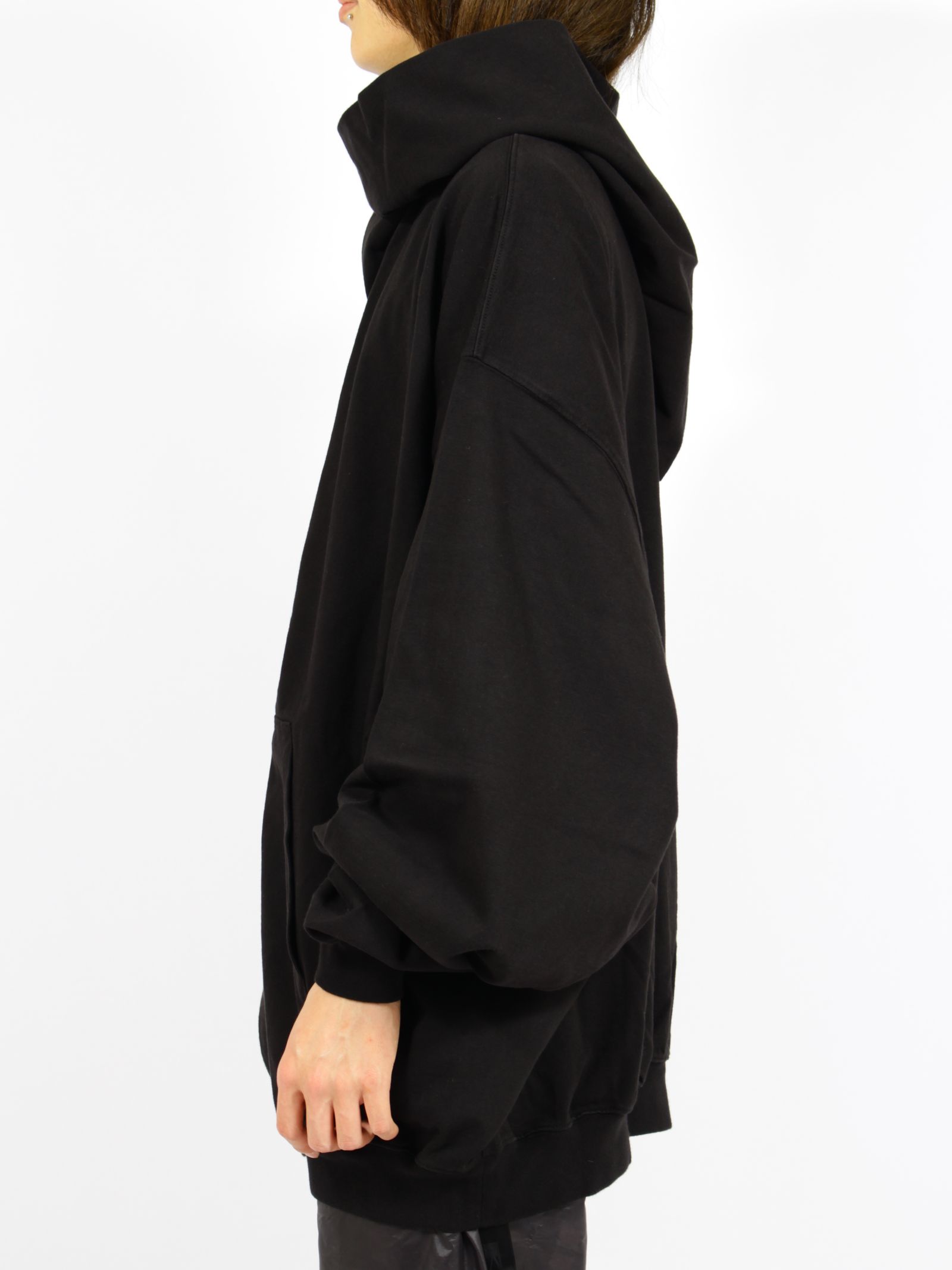 【26SS】マウンテン ハン ジップ フーディー パーカー / MOUNTAIN HUN HOODIE / ブラック