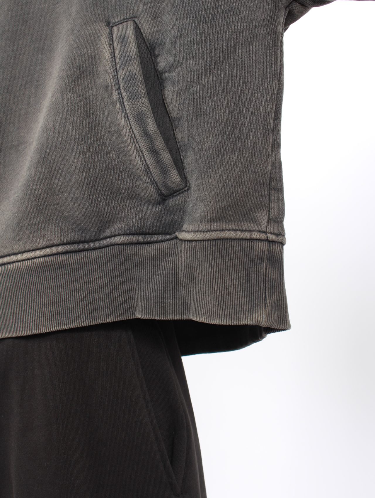 エターナル ジップアップ フーディー パーカー / ETERNAL ZIP / WASHED BLACK （ウォッシュブラック）