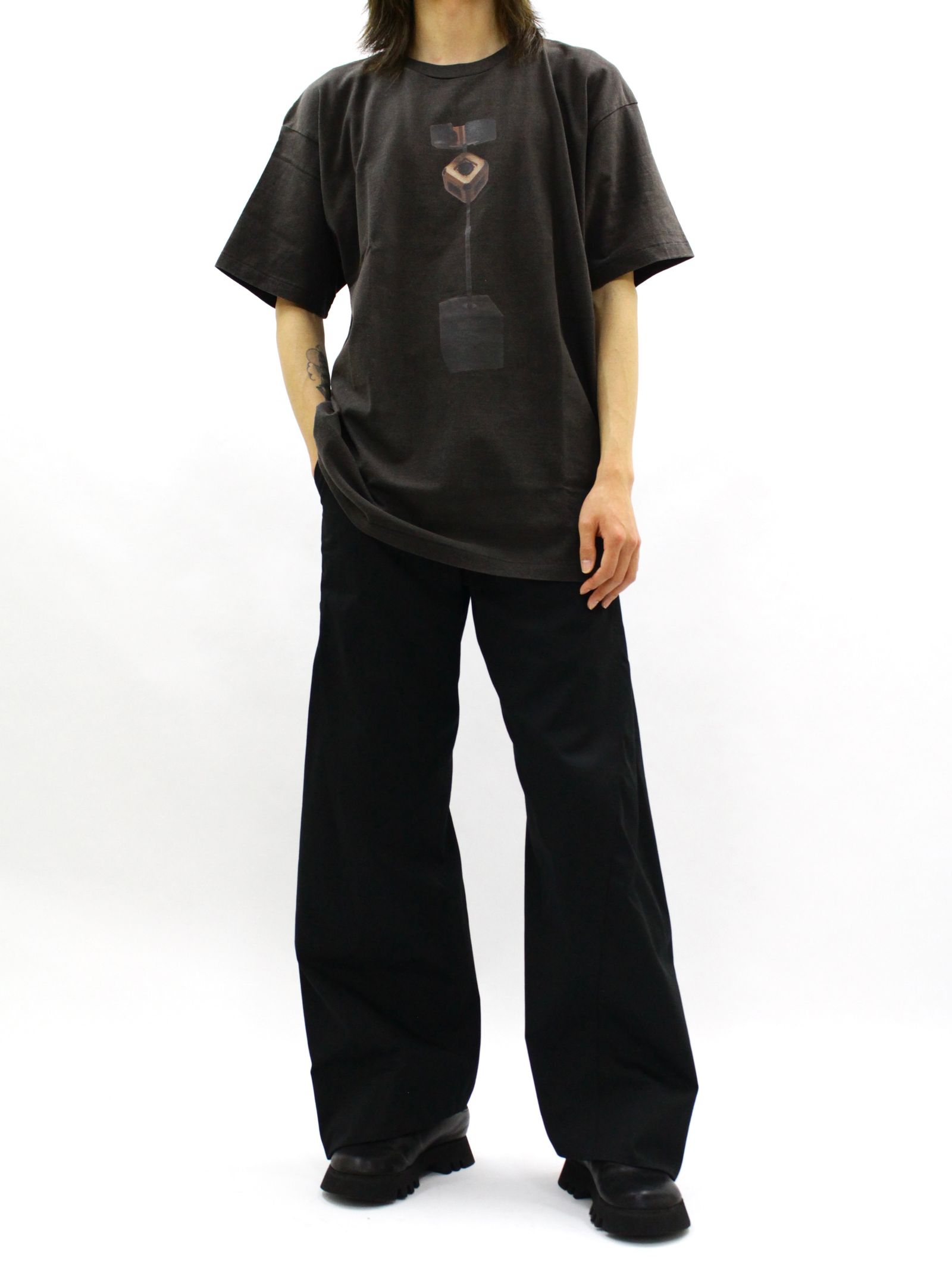 【26SS】グラフィック Tシャツ / SOUNDSYSTEM WIP NAME. Tee SCREEN STAR / ブラック