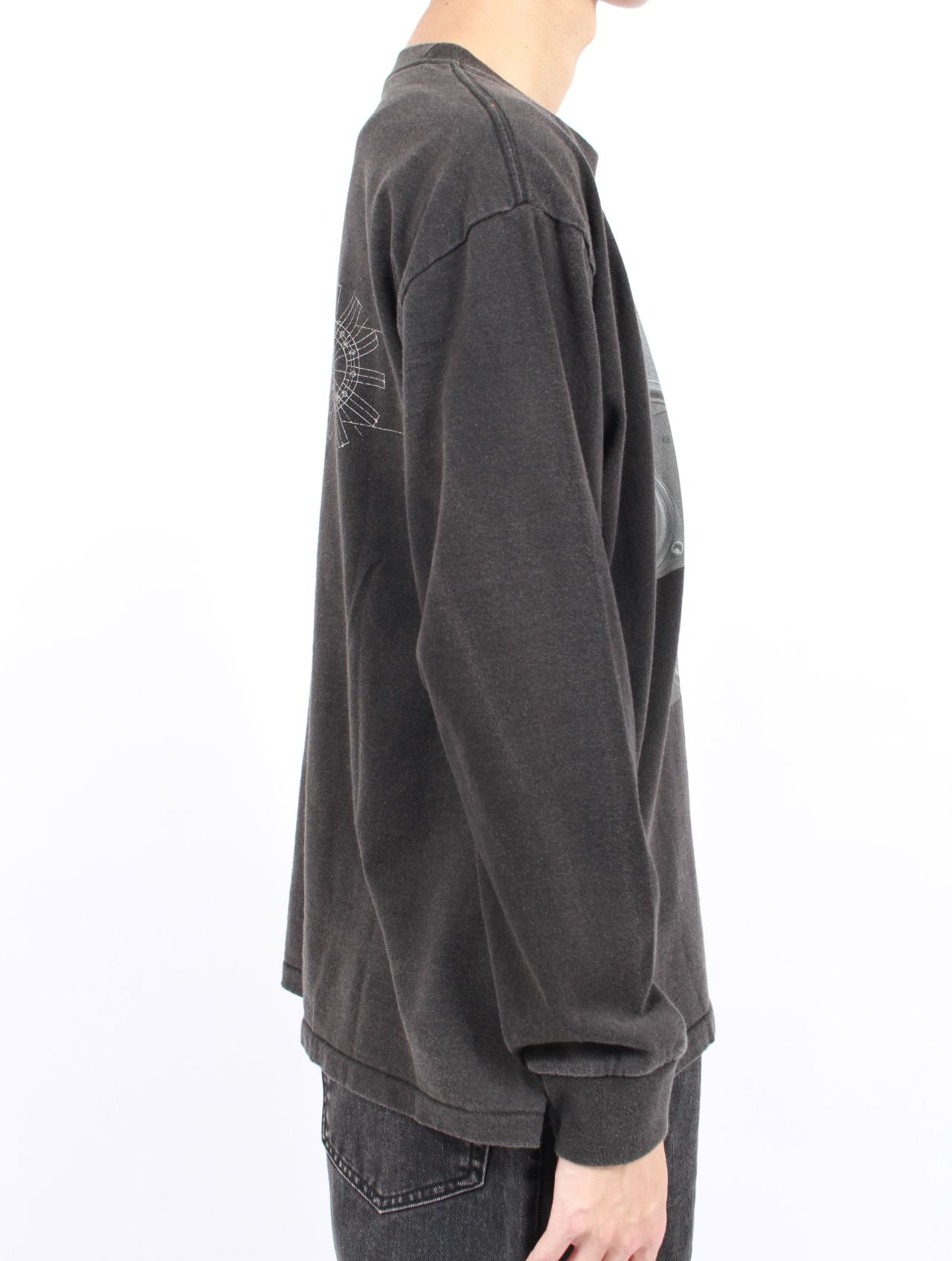 【25AW】スピーカー グラフィック ロングスリーブ 長袖 カットソー / SPEAKER LONGSLEEVE / ブラック