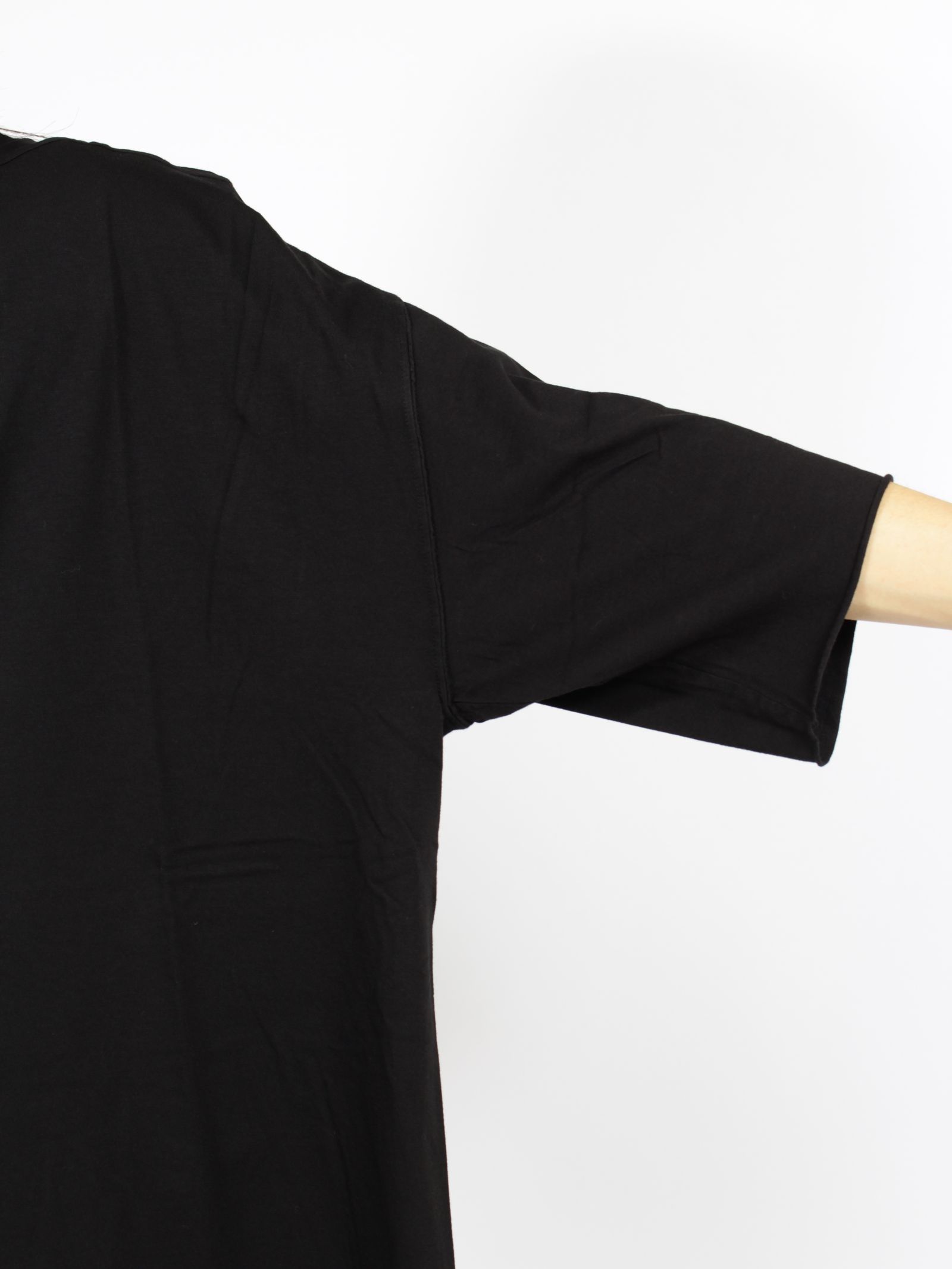 【26SS】トミー Tシャツ / TOMMY T / ブラック×ミルク