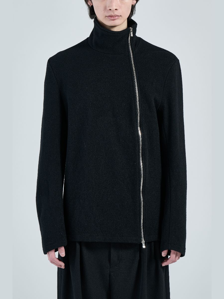 【26AW】 ヘンリー ニット 長袖 シャツ / HENRI KNIT / ブラック