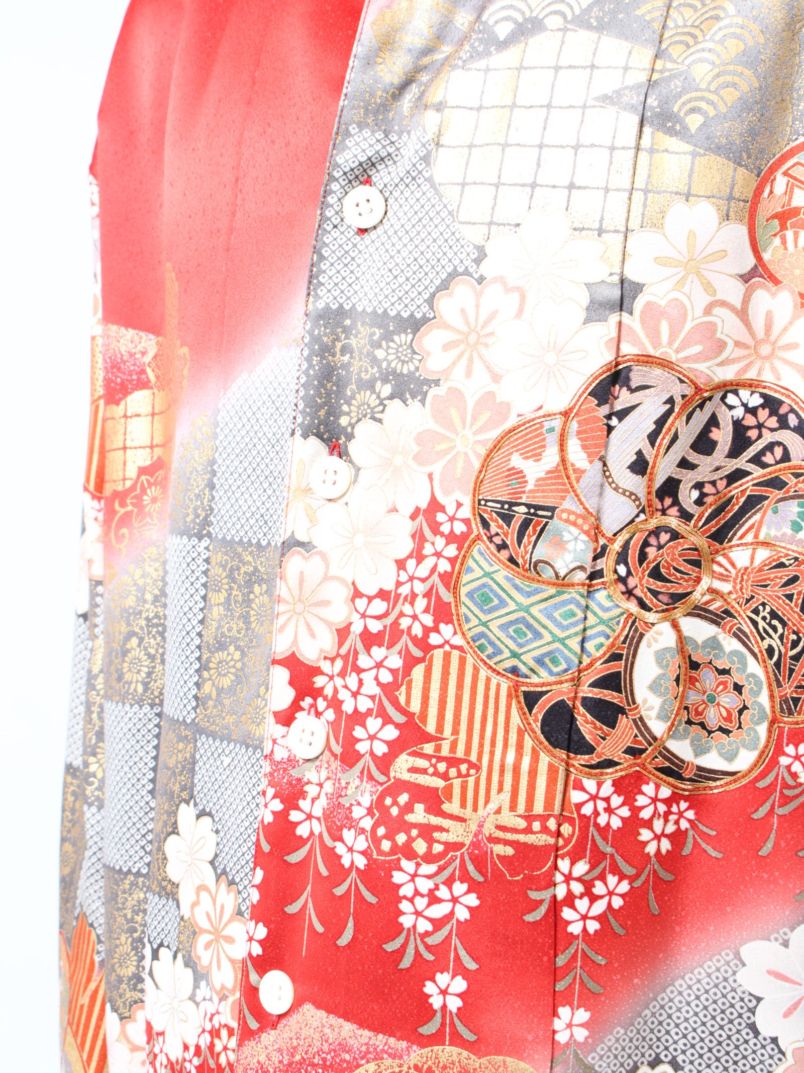 【24AW】パッディド ハワイアン シャツ / PADDED HAWAIAN SHIRT / レッド