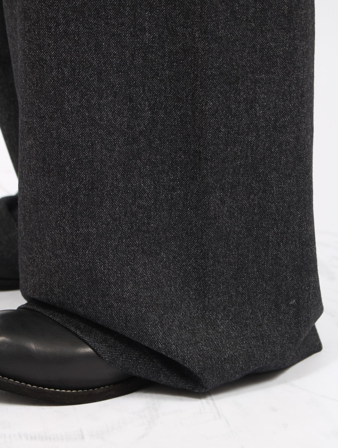 【25AW】6ポケット ウール カシミヤ トラウザーズ / 6 Pocket Sub Ong Wool Trousers / ブラック