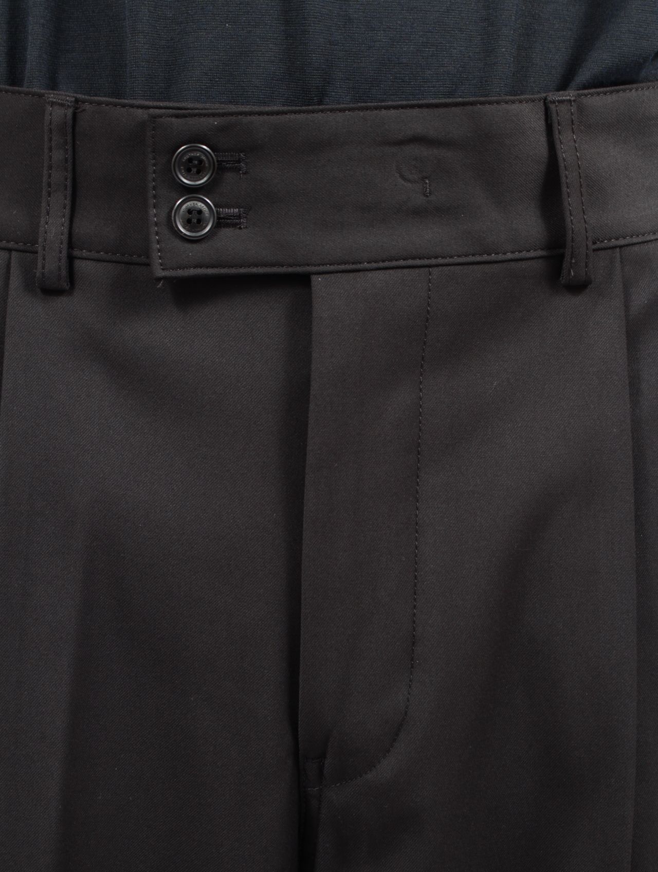 【25AW】サンティアゴ スラックス / SANTIAGO SLACKS / ブラック