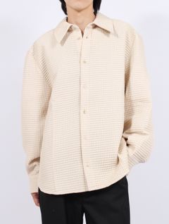 【25AW】 オーザリー シャツ 長袖 / OSEARY SHIRT / アイボリー