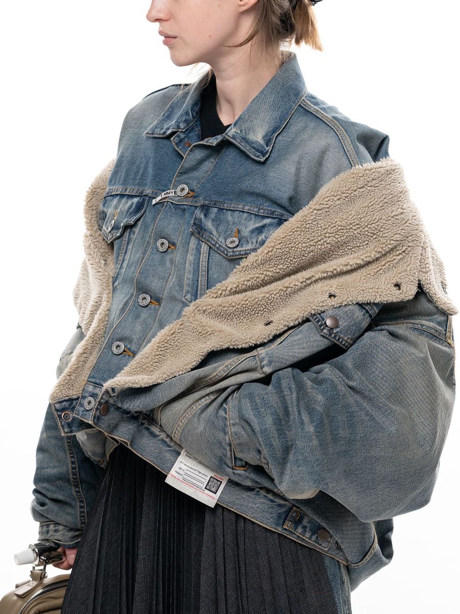 【26AW】 シフテッド レイヤード デニム ジャケット / SHIFTED LAYERED DENIM JACKET / インディゴ