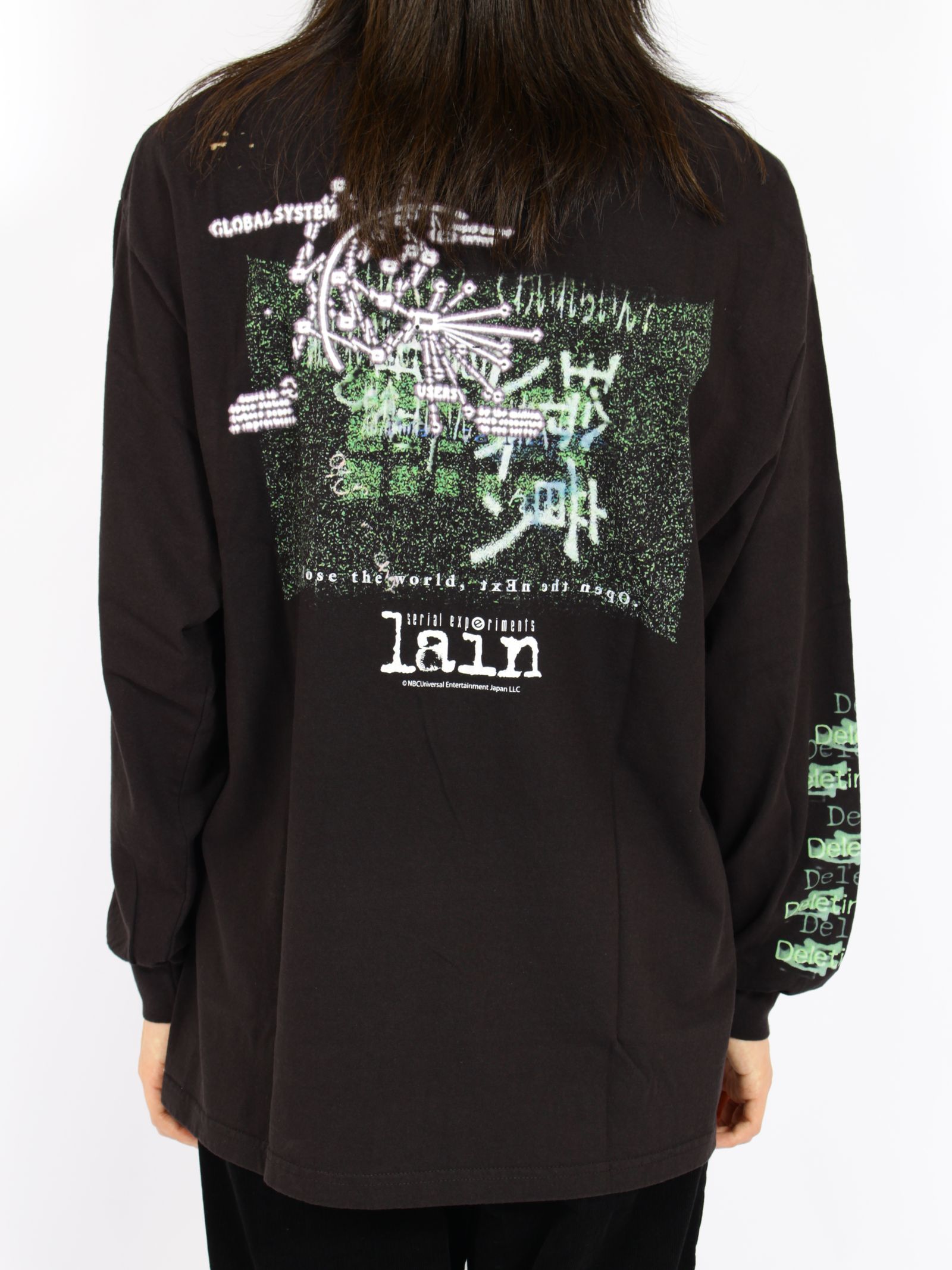 【26AW】セブ VS レインPT-07 ロングスリーブ Tシャツ 長袖 カットソー / SEV VS LAIN PT-07 L/SL TEE / ブラック