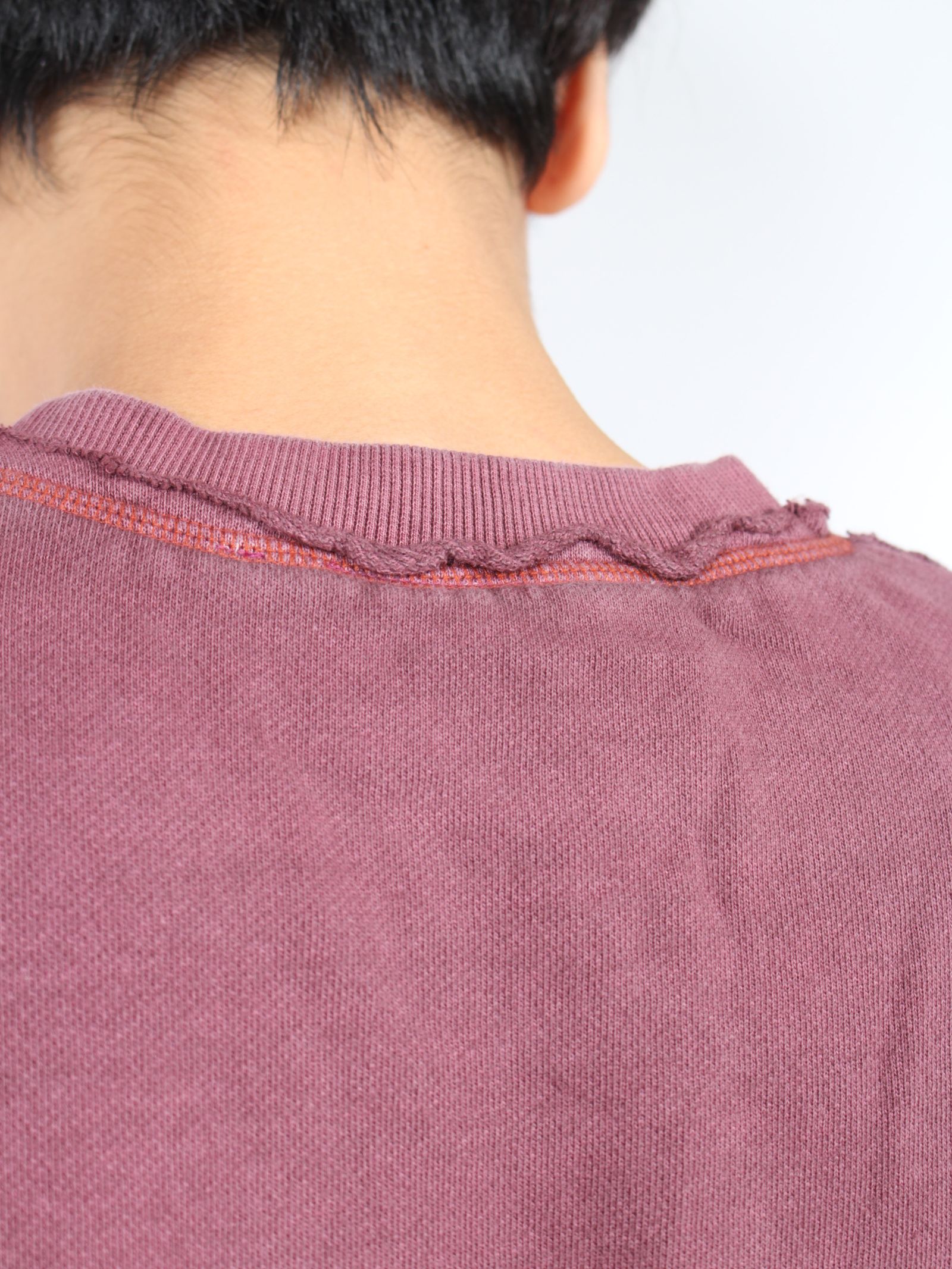 【24AW】ピグメント ペンタグラム コットン クルーネック スウェット / PIGMENT DYE COTTON CREWNECK SWEATER 'PENTAGRAM / ブラウン