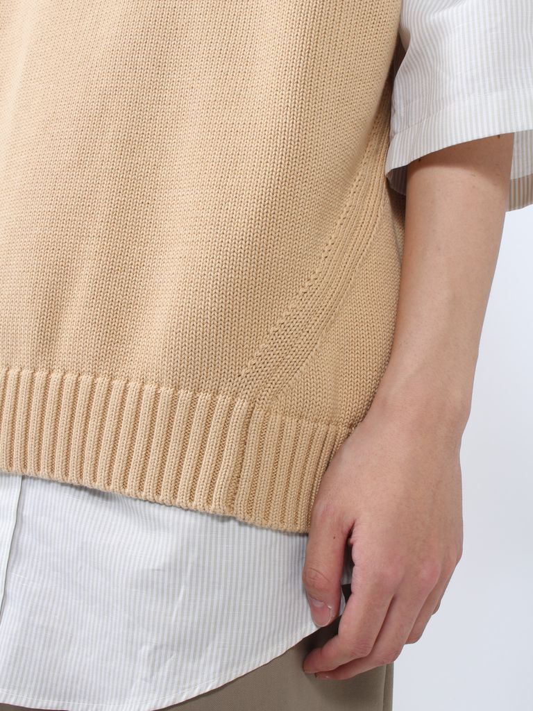 HED MAYNER - 【24SS】Vネック ニットベスト / KNIT V-NECK VEST 
