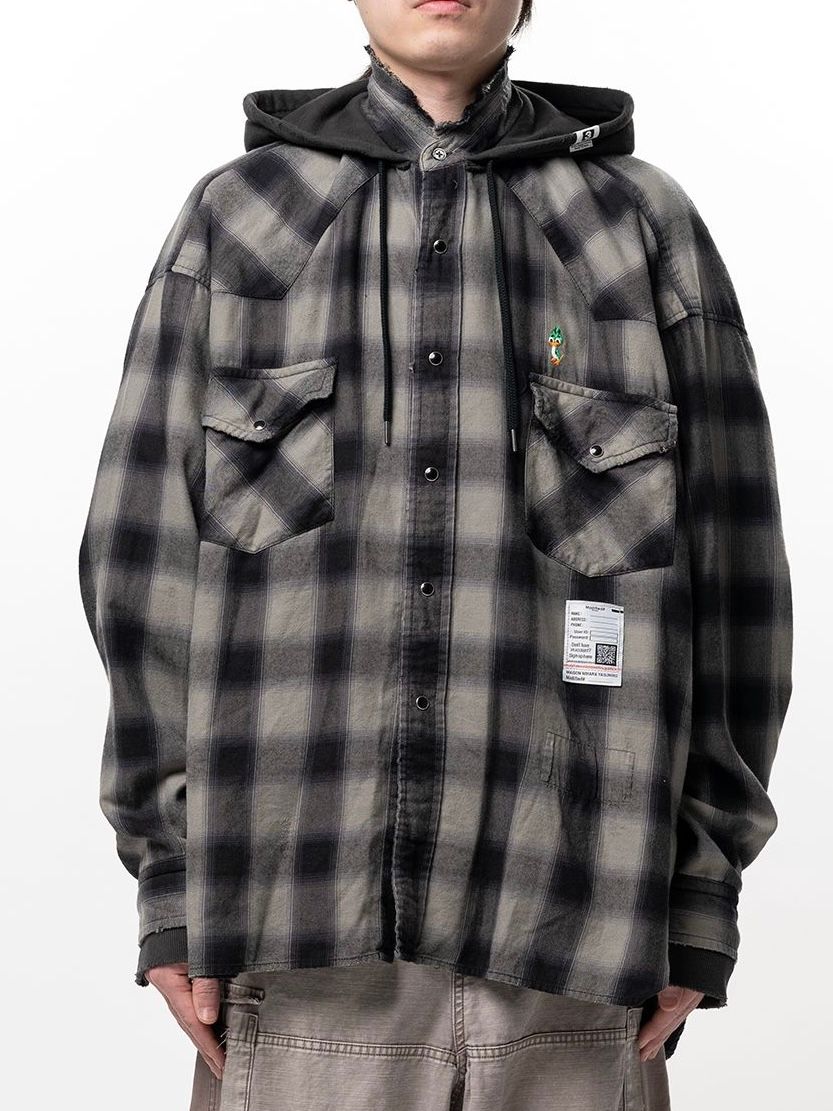 【26SS】スウェット フーディ ロングスリーブ シャツ / SWEAT HOODIE L/S SH / グレー