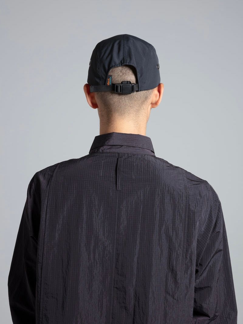 【25SS】5パネル ジェット キャップ  帽子 / 5 PANEL JET CAP / ブラック×シルバー